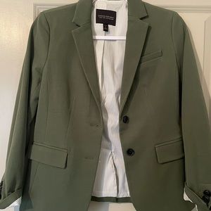 Banana Republic Olive Green Blazer Size 2Petite